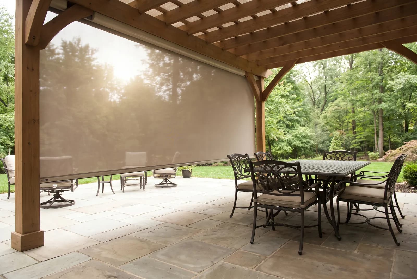 Fox Chapel patio · Drop Shade 10% · Nano 90 Stone